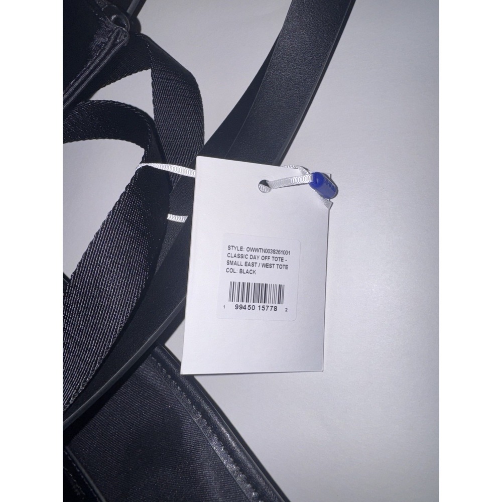 Off-White™ Black Logo Day Off Tote Large Bag and Detachable Pouch Off White NWT - Picture 3 of 8
